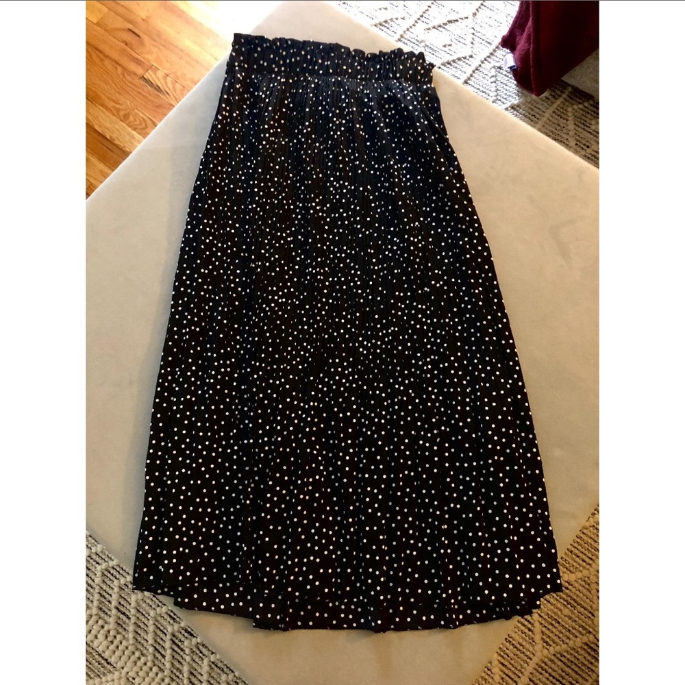 High-waisted Pleated Skirt